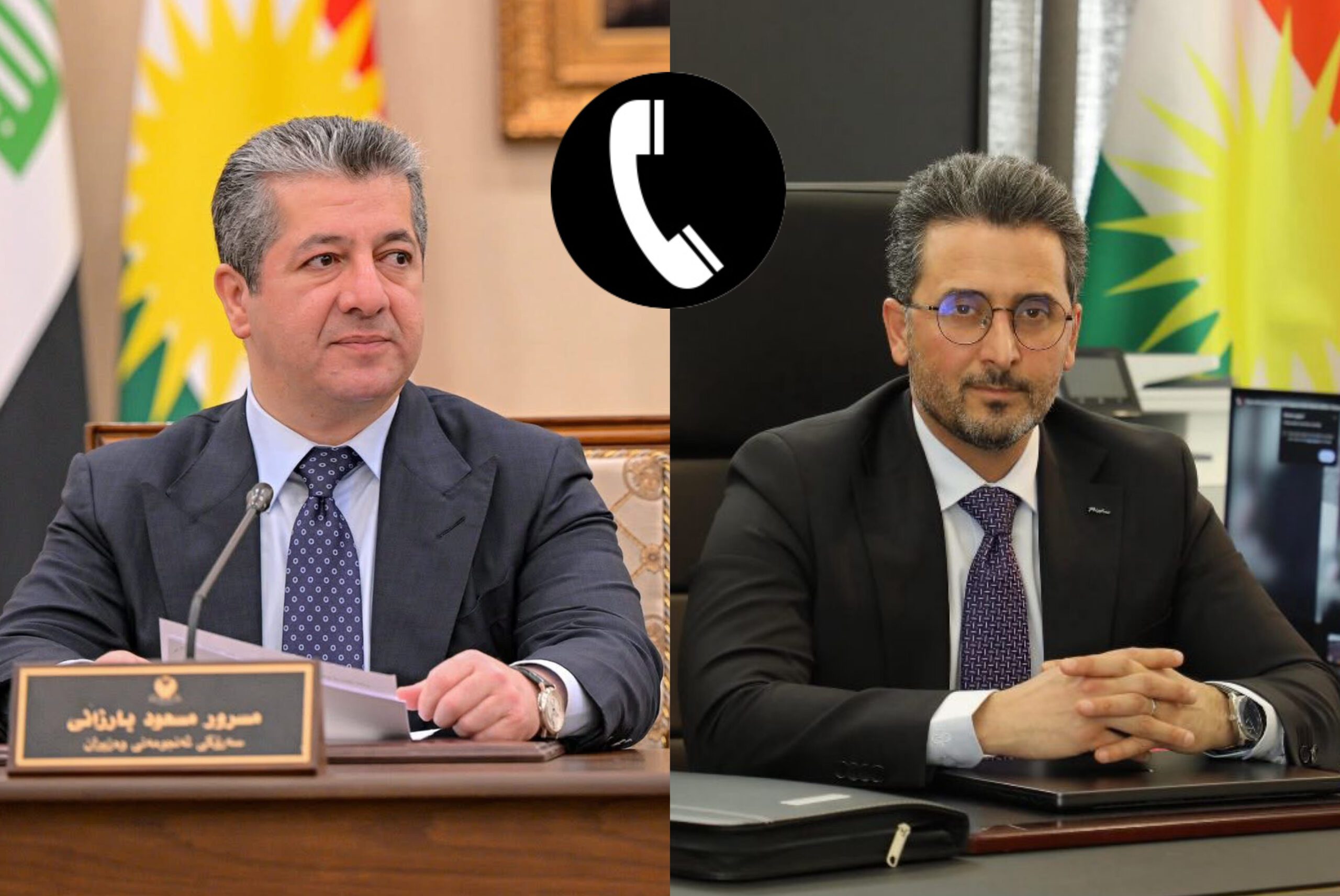 مەسرور بارزانی هاوخەمیی خۆی بە بارزان عەلی حەمە گەیاند