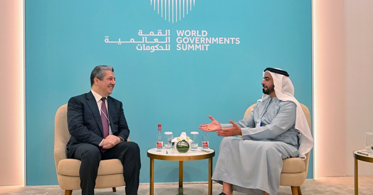 مەسرور بارزانی لەگەڵ جێگری سەرۆکوەزیران و وەزیری ناوخۆی ئیمارات کۆبووەوە