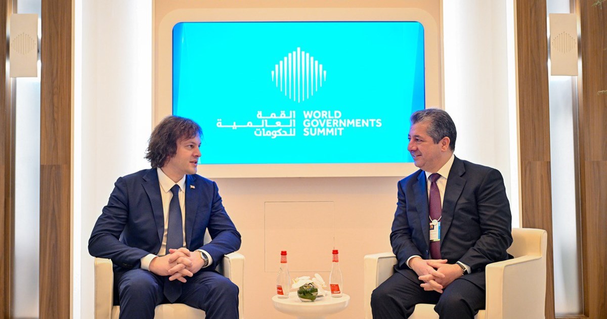 مەسرور بارزانی لەگەڵ سەرۆکوەزیرانی گورجستان کۆبووەوە