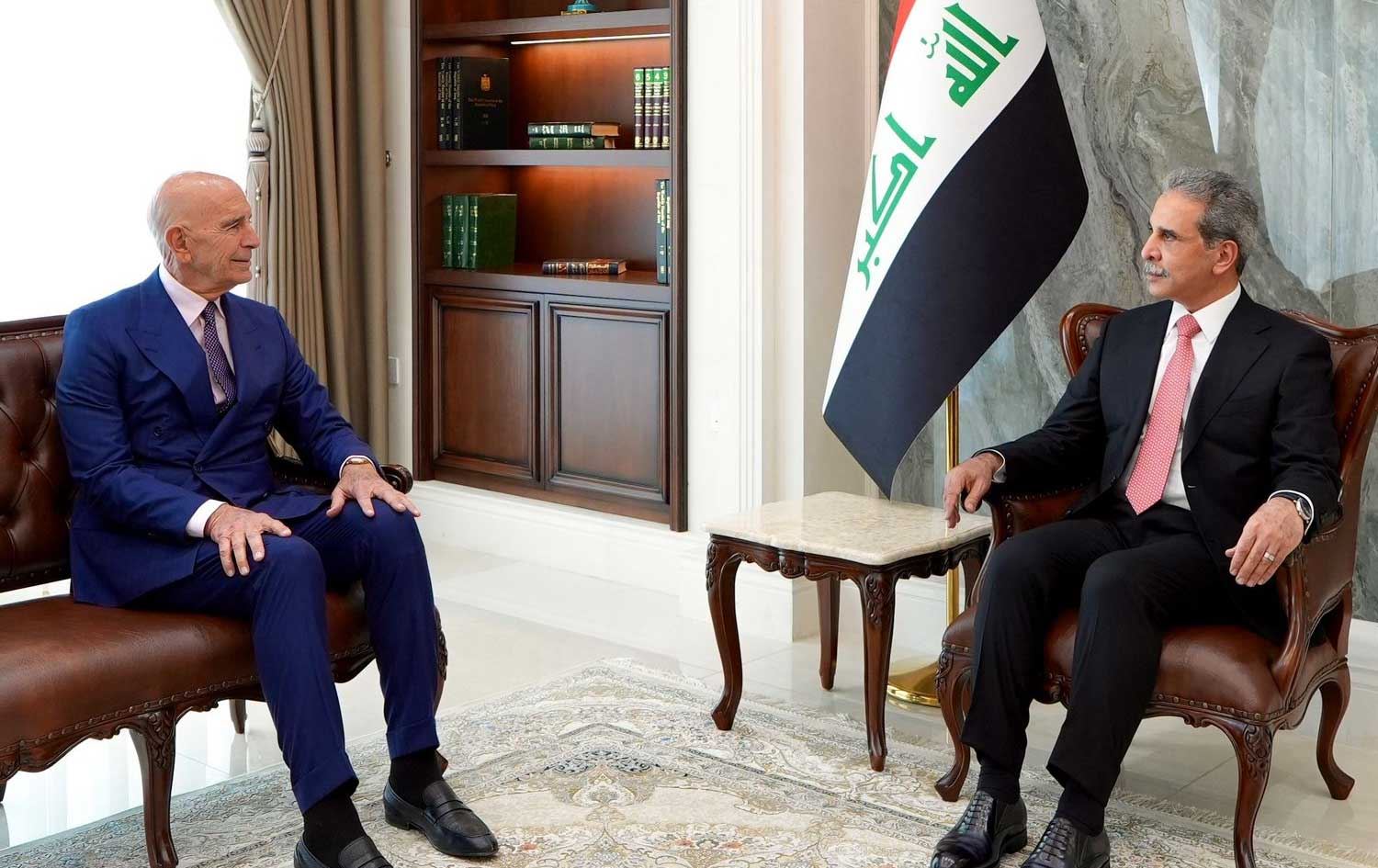 سەرۆکی ئەنجوومەنی باڵای دادوەریی عێراق و نێردراوی تایبەتی دۆناڵد ترەمپ کۆبوونەوە