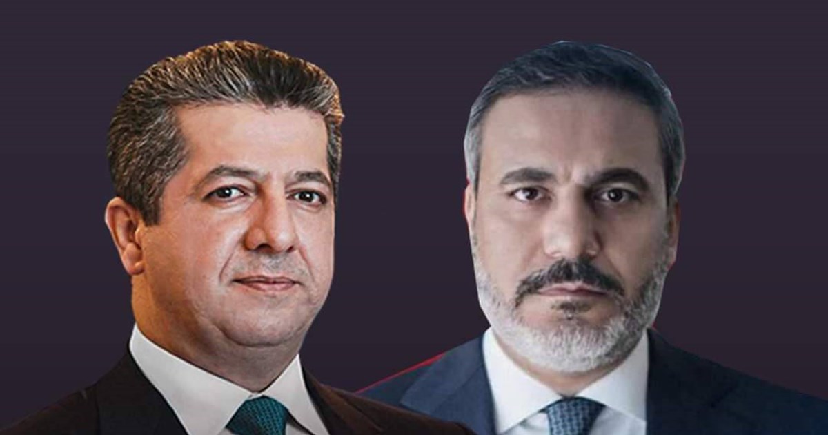 مەسرور بارزانی و وەزیری دەرەوەی تورکیا گفتوگۆ لەبارەی دۆخی گشتیی ناوچەکە دەکەن