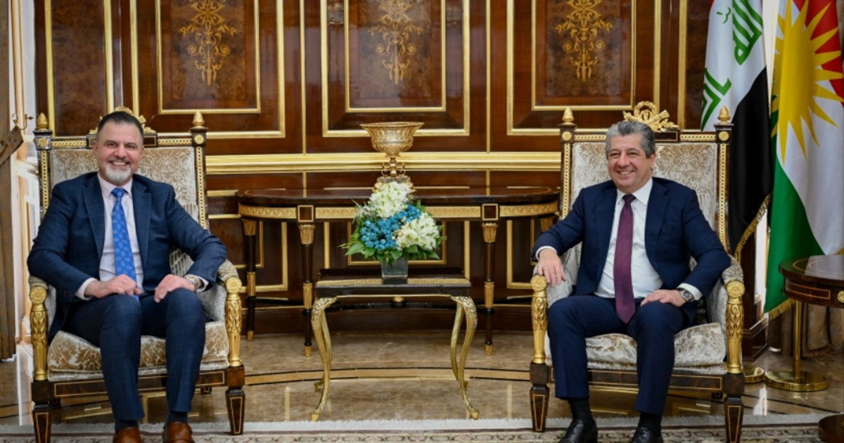مەسرور بارزانی پێشوازی لە بەکر ئەلسامەڕائی کرد