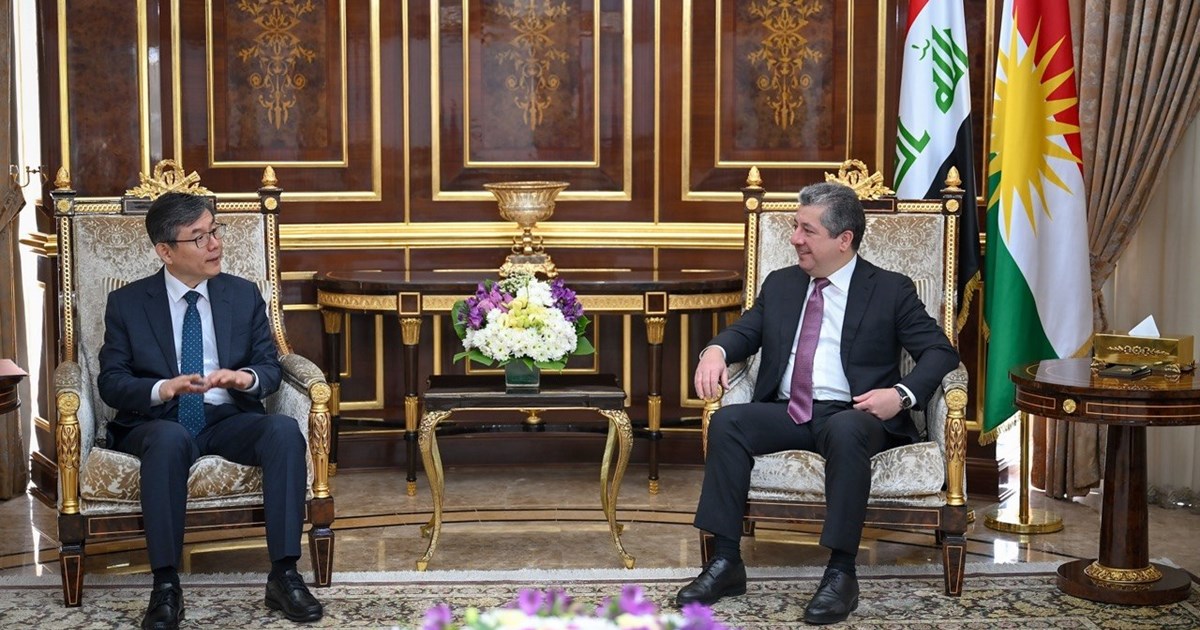 مەسرور بارزانی لەگەڵ کونسوڵی گشتیی کۆریای باشوور کۆبووەوە
