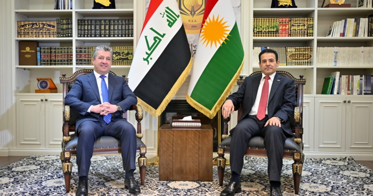 مەسرور بارزانی لەگەڵ قاسم ئەعرەجی کۆبووەوە