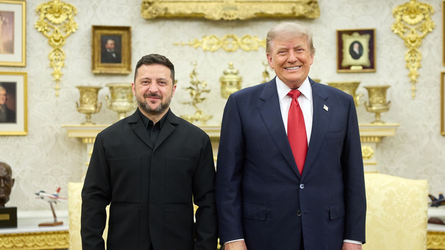 زێلێنسکی و ترەمپ لەبارەی دروستکردنی مووشەکی پاتریۆت کۆبوونەوە