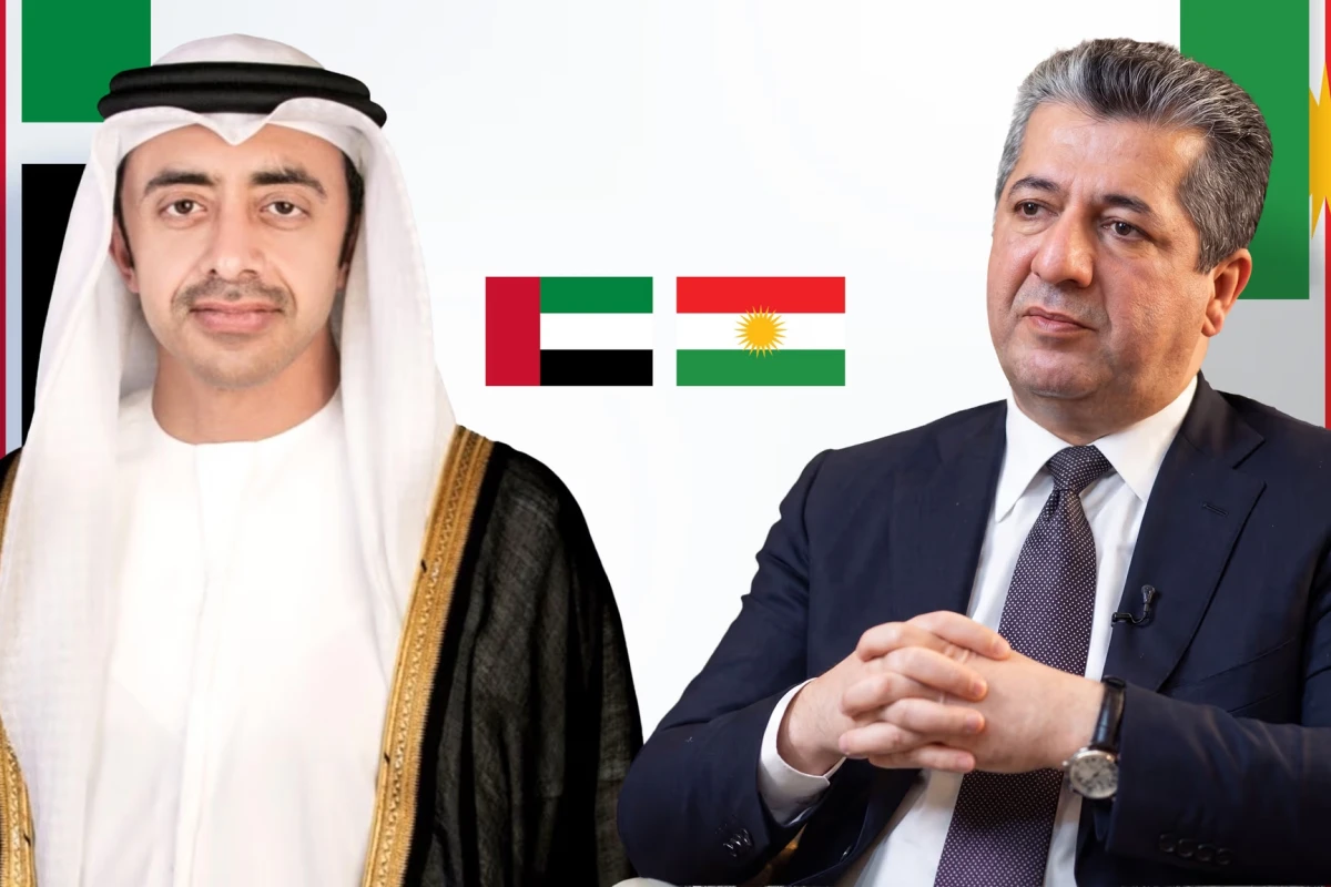 وەزیری دەرەوەی ئیمارات پەیوەندیی بە مەسرور بارزانییەوە دەكات