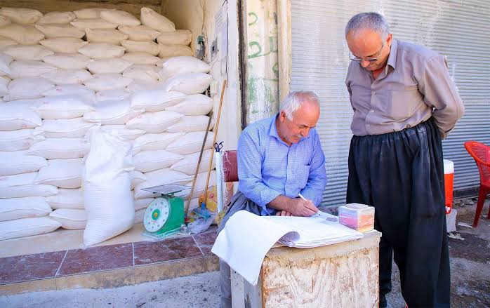 دابەشکردنی بەشەخۆراکی مانگانە دەستی پێکردووە